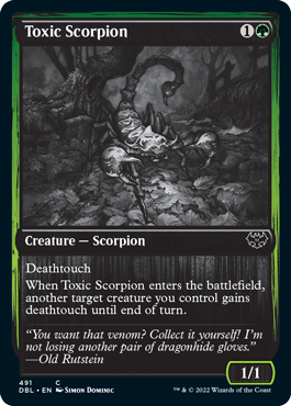 Toxic Scorpion [Innistrad: Double Feature] | Red Riot Games CA