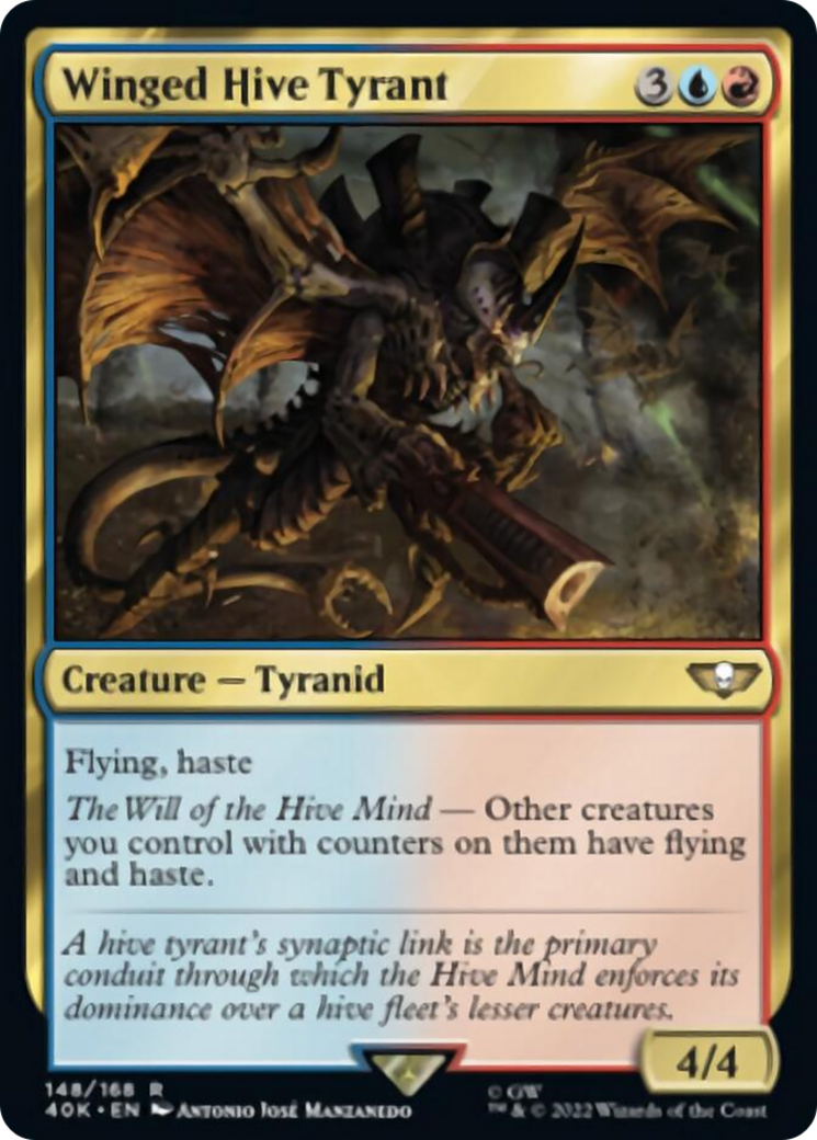 Winged Hive Tyrant (Surge Foil) [Warhammer 40,000] | Red Riot Games CA