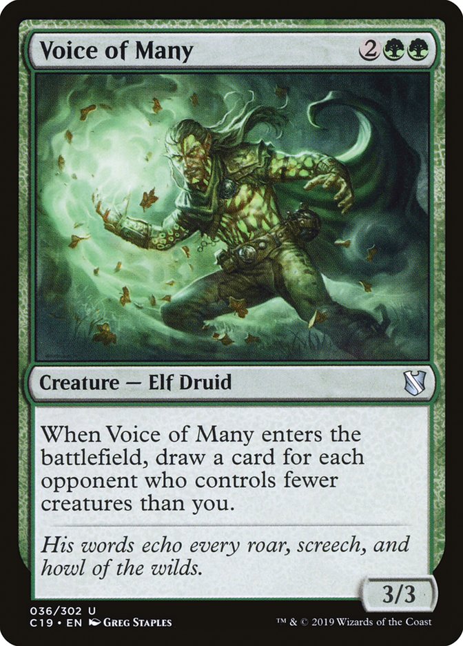 Voice of Many [Commander 2019] | Red Riot Games CA