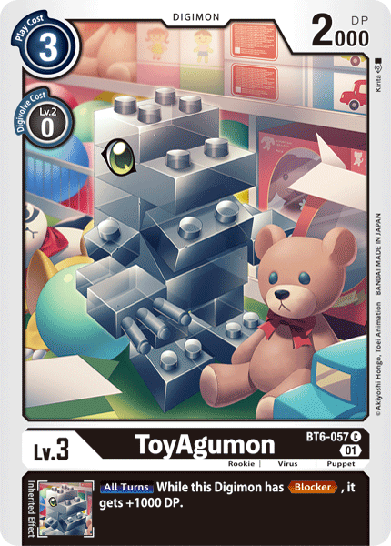 ToyAgumon [BT6-057] [Double Diamond] | Red Riot Games CA