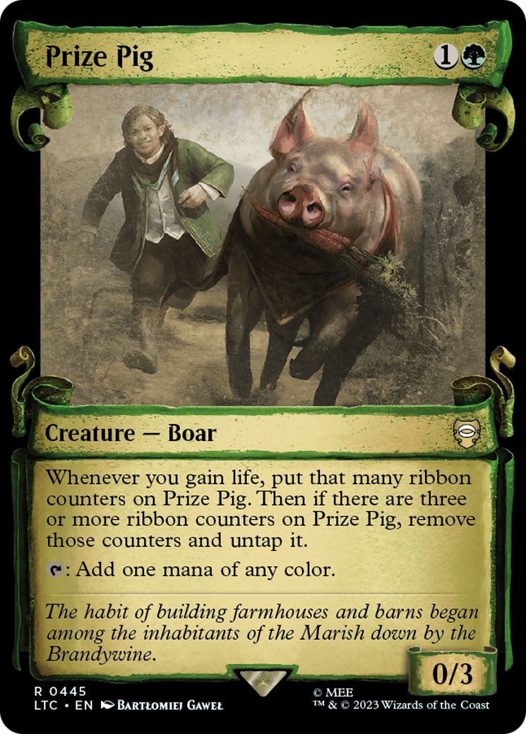 Prize Pig [The Lord of the Rings: Tales of Middle-Earth Commander Showcase Scrolls] | Red Riot Games CA