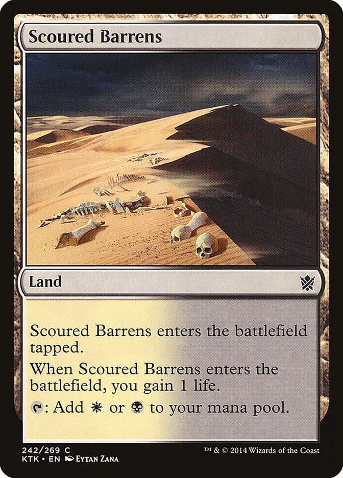 Scoured Barrens [Khans of Tarkir] | Red Riot Games CA