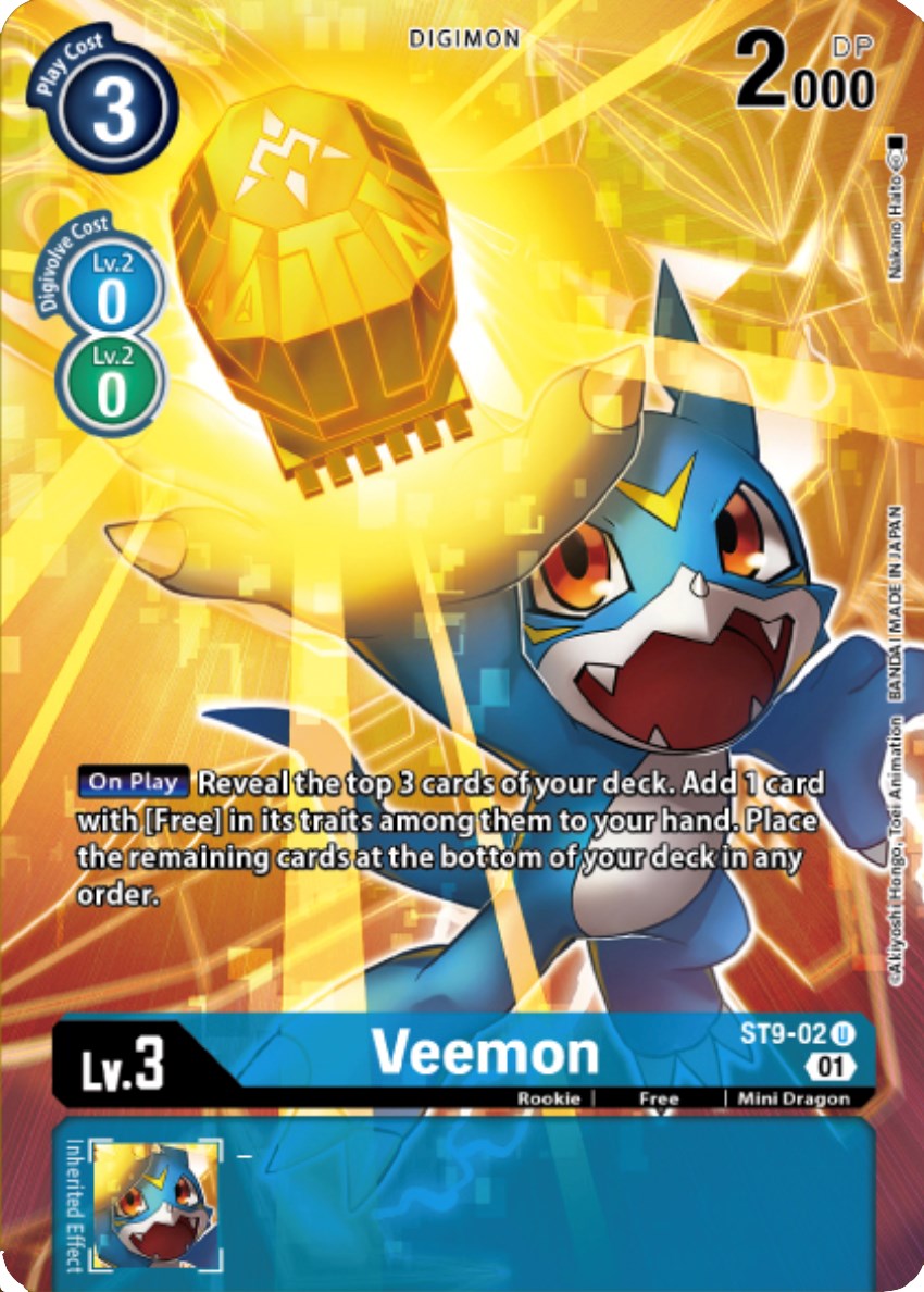Veemon [ST9-02] (Digimon Royal Knights Card Set) [Starter Deck: Ultimate Ancient Dragon Promos] | Red Riot Games CA