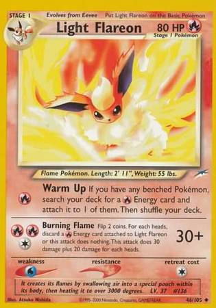 Light Flareon (46/105) [Neo Destiny Unlimited] | Red Riot Games CA