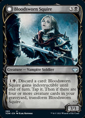 Bloodsworn Squire // Bloodsworn Knight (Showcase Fang Frame) [Innistrad: Crimson Vow] | Red Riot Games CA