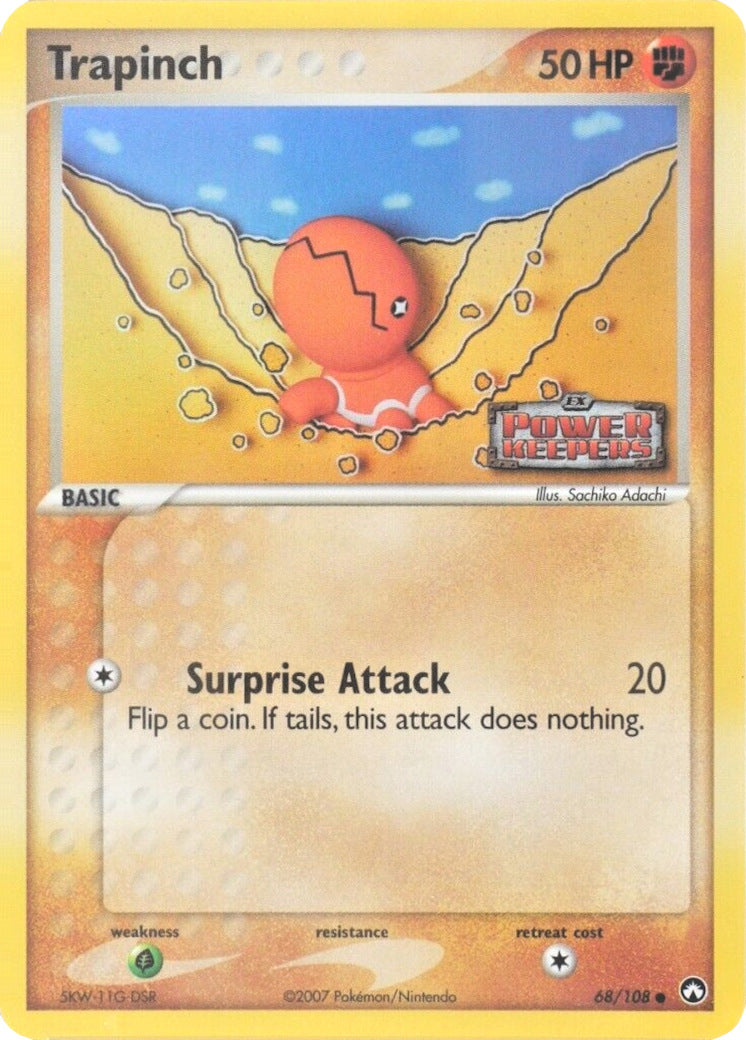 Trapinch (68/108) (Stamped) [EX: Power Keepers] | Red Riot Games CA
