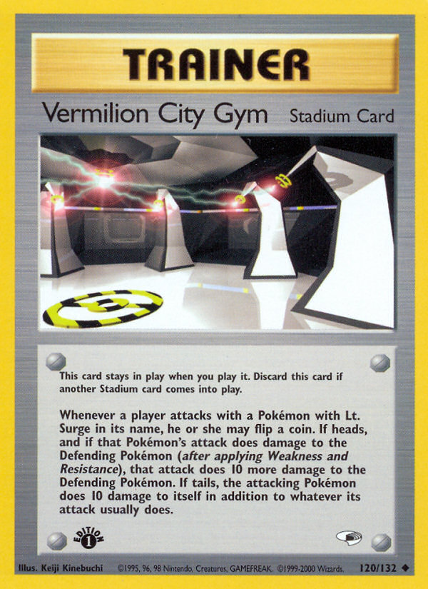 Vermilion City Gym (120/132) [Gym Heroes 1st Edition] | Red Riot Games CA