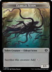 Manifest // Eldrazi Scion Double-Sided Token [Commander Masters Tokens] | Red Riot Games CA