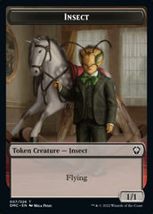 Phyrexian // Insect Double-Sided Token [Dominaria United Tokens] | Red Riot Games CA