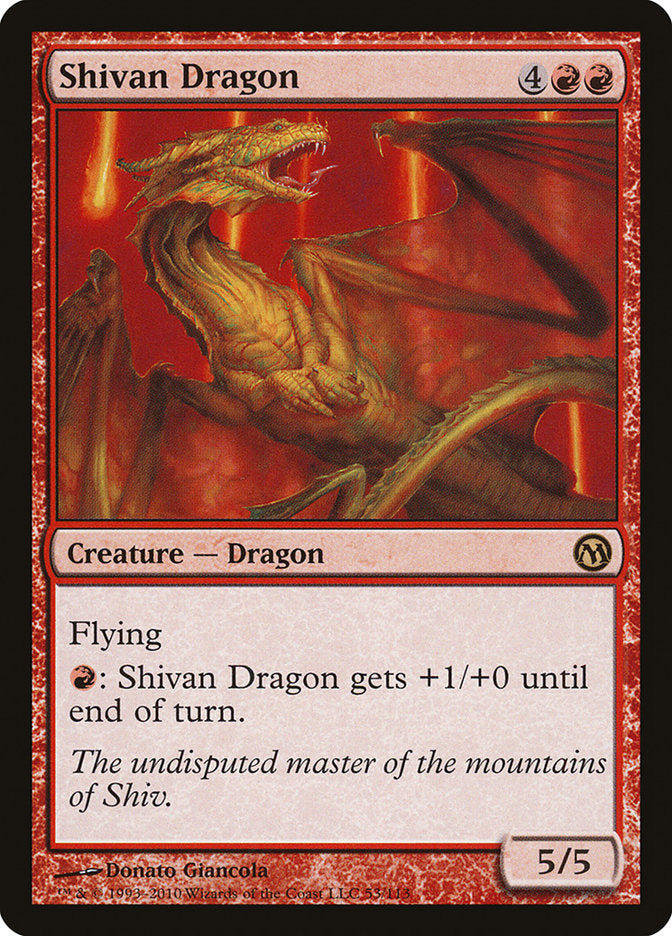Shivan Dragon [Duels of the Planeswalkers] | Red Riot Games CA