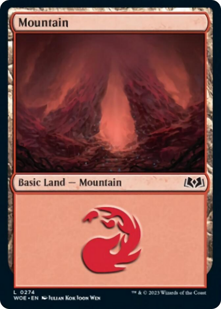 Mountain (0274) [Wilds of Eldraine] | Red Riot Games CA