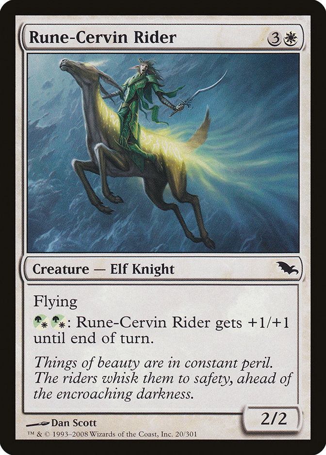 Rune-Cervin Rider [Shadowmoor] | Red Riot Games CA