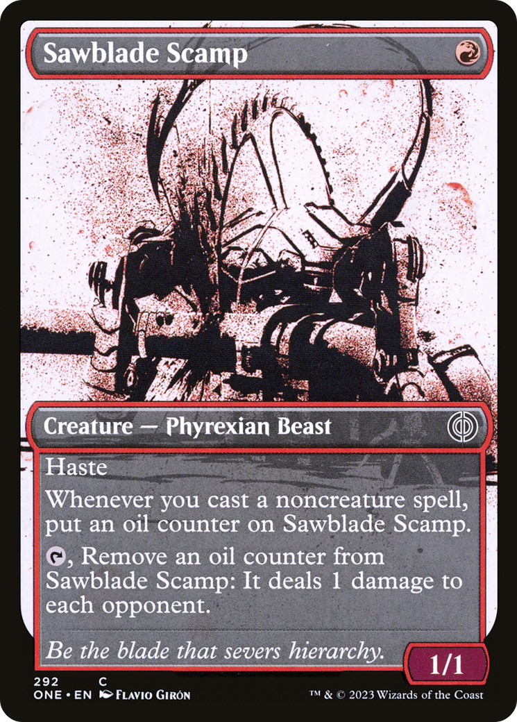 Sawblade Scamp (Showcase Ichor) [Phyrexia: All Will Be One] | Red Riot Games CA