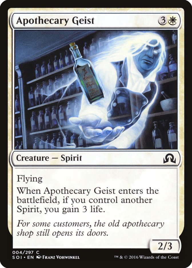 Apothecary Geist [Shadows over Innistrad] | Red Riot Games CA