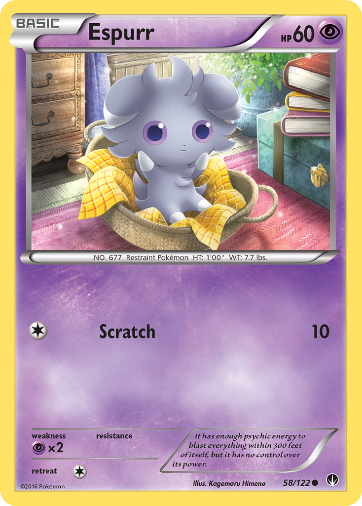 Espurr (58/122) [XY: BREAKpoint] | Red Riot Games CA