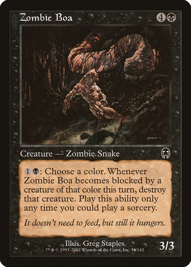 Zombie Boa [Apocalypse] | Red Riot Games CA