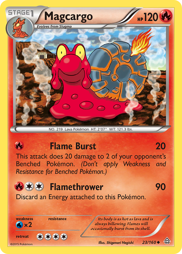 Magcargo (23/160) [XY: Primal Clash] | Red Riot Games CA