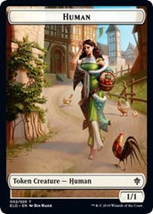 Human // Food (17) Double-Sided Token [Throne of Eldraine Tokens] | Red Riot Games CA
