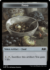 Rat // Food (0013) Double-Sided Token [Wilds of Eldraine Tokens] | Red Riot Games CA