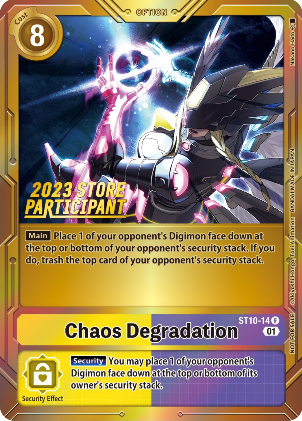 Chaos Degradation [ST10-14] (2023 Store Participant) [Starter Deck: Parallel World Tactician Promos] | Red Riot Games CA