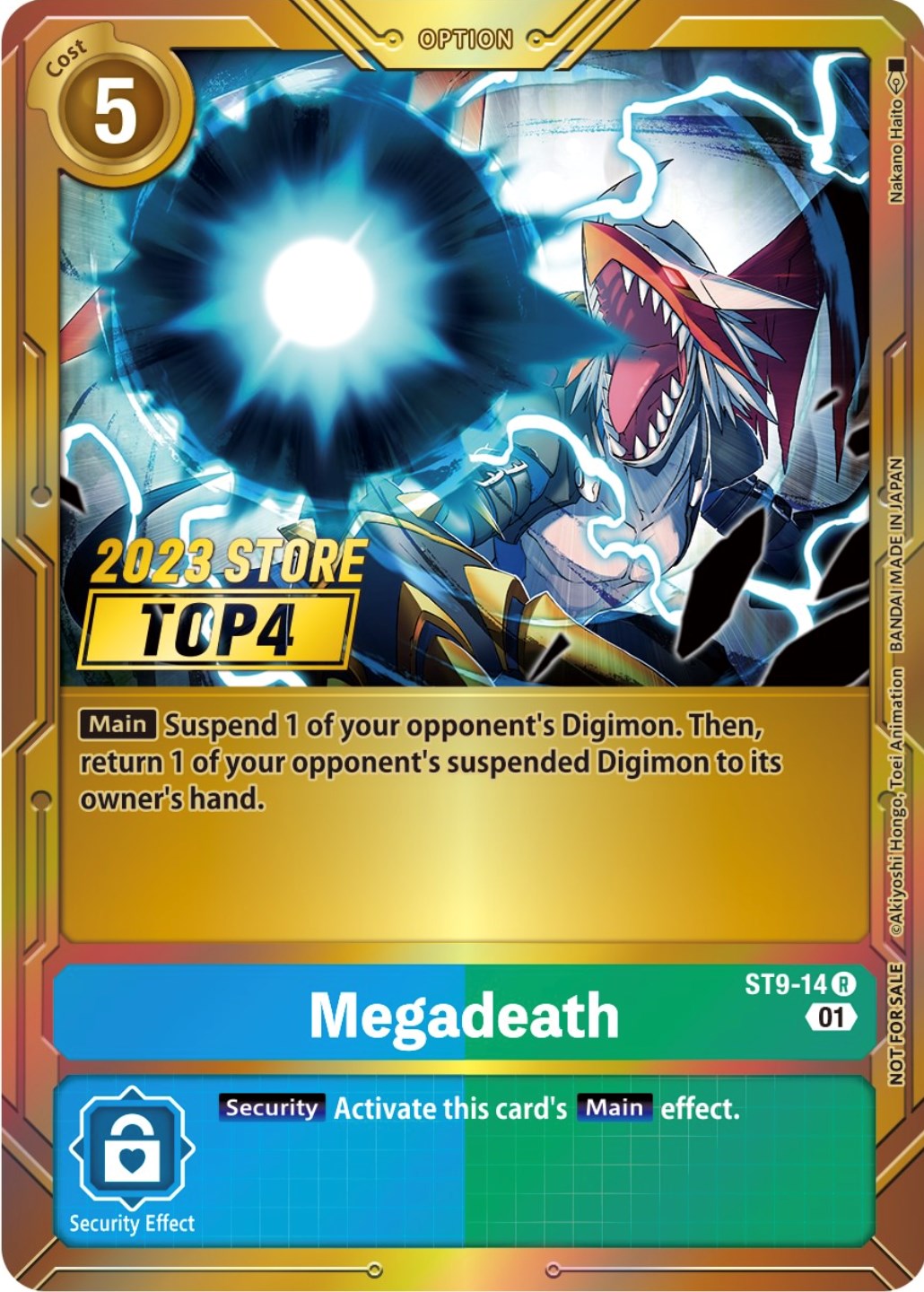 Megadeath [ST9-14] (2023 Store Top 4) [Starter Deck: Ultimate Ancient Dragon Promos] | Red Riot Games CA