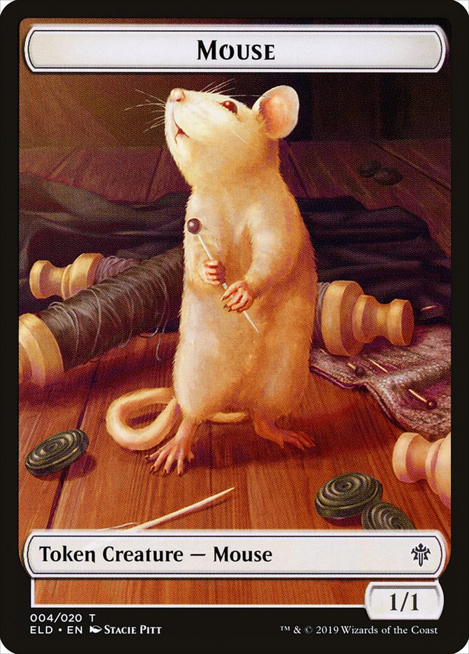 Mouse Token [Throne of Eldraine Tokens] | Red Riot Games CA