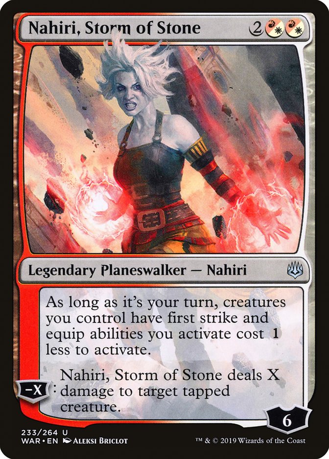 Nahiri, Storm of Stone [War of the Spark] | Red Riot Games CA