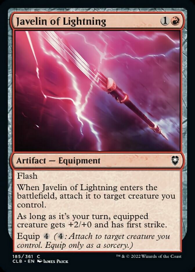 Javelin of Lightning [Commander Legends: Battle for Baldur's Gate] | Red Riot Games CA