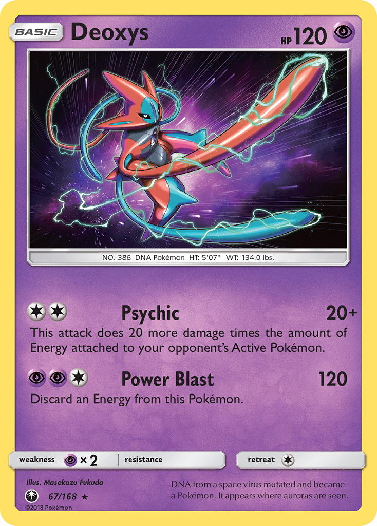 Deoxys (67/168) [Sun & Moon: Celestial Storm] | Red Riot Games CA