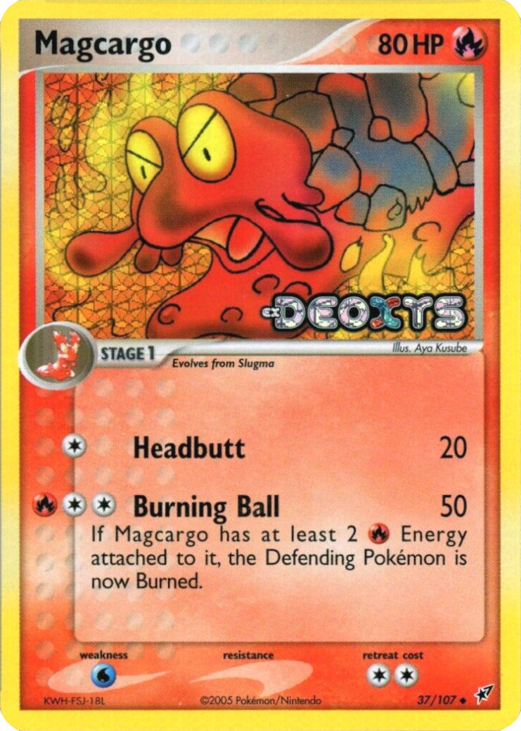 Magcargo (37/107) (Stamped) [EX: Deoxys] | Red Riot Games CA