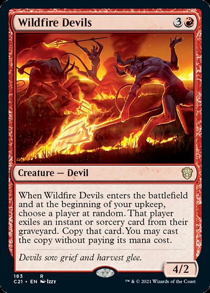 Wildfire Devils [Commander 2021] | Red Riot Games CA