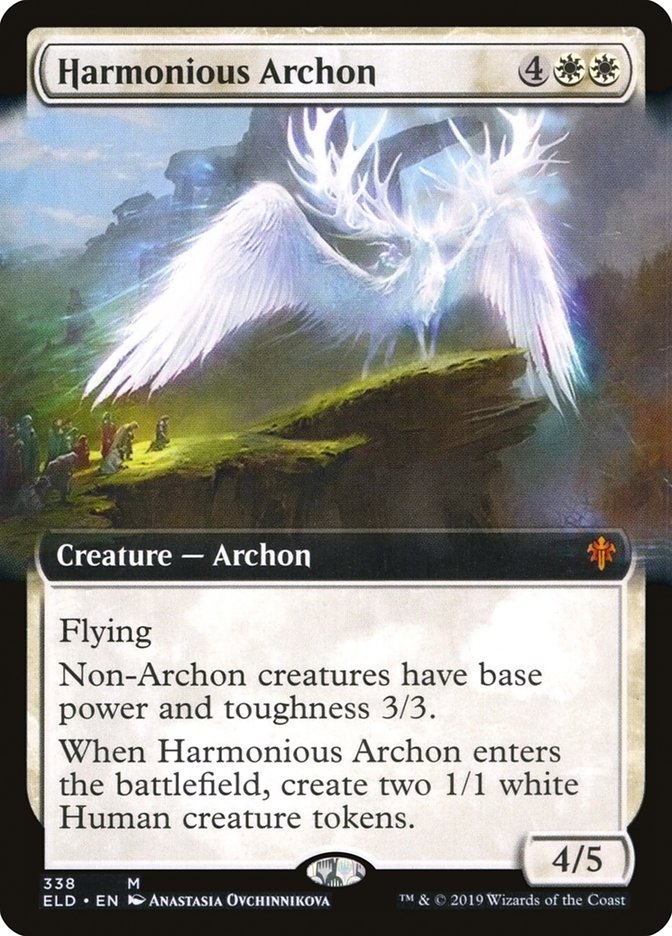 Harmonious Archon (Extended Art) [Throne of Eldraine] | Red Riot Games CA