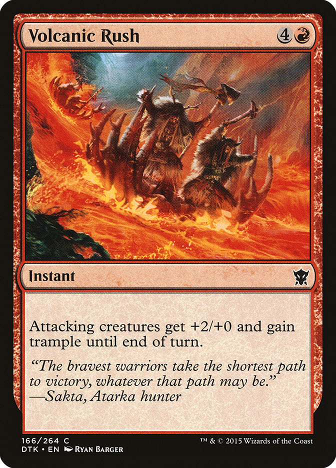 Volcanic Rush [Dragons of Tarkir] | Red Riot Games CA