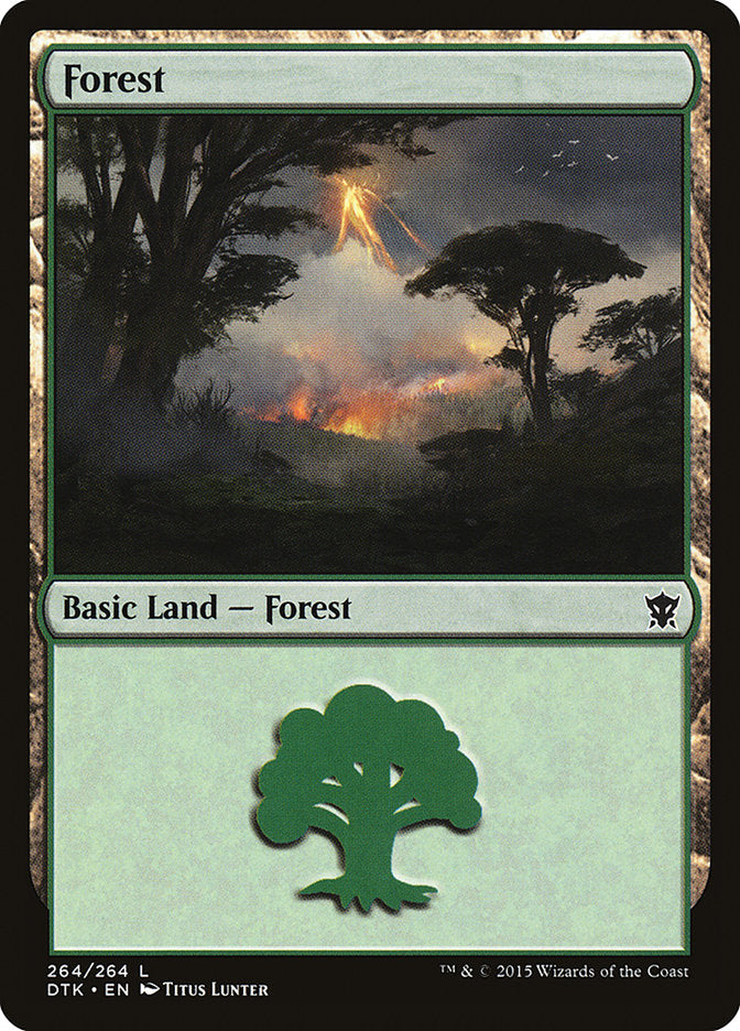 Forest (264) [Dragons of Tarkir] | Red Riot Games CA