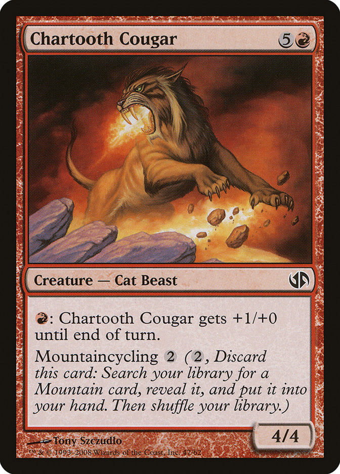 Chartooth Cougar [Duel Decks: Jace vs. Chandra] | Red Riot Games CA