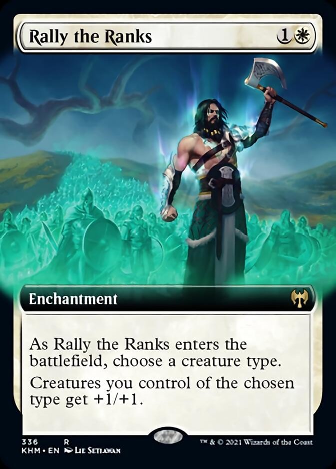 Rally the Ranks (Extended Art) [Kaldheim] | Red Riot Games CA