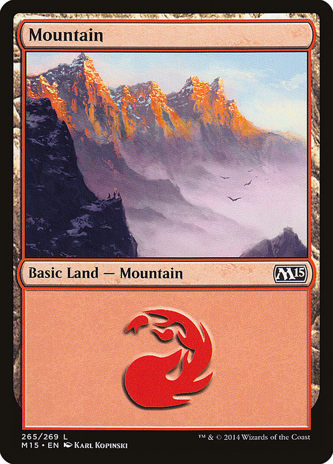 Mountain (265) [Magic 2015] | Red Riot Games CA