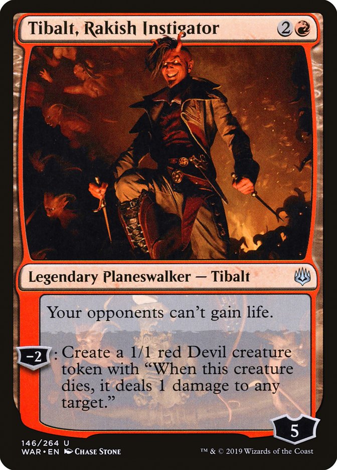 Tibalt, Rakish Instigator [War of the Spark] | Red Riot Games CA