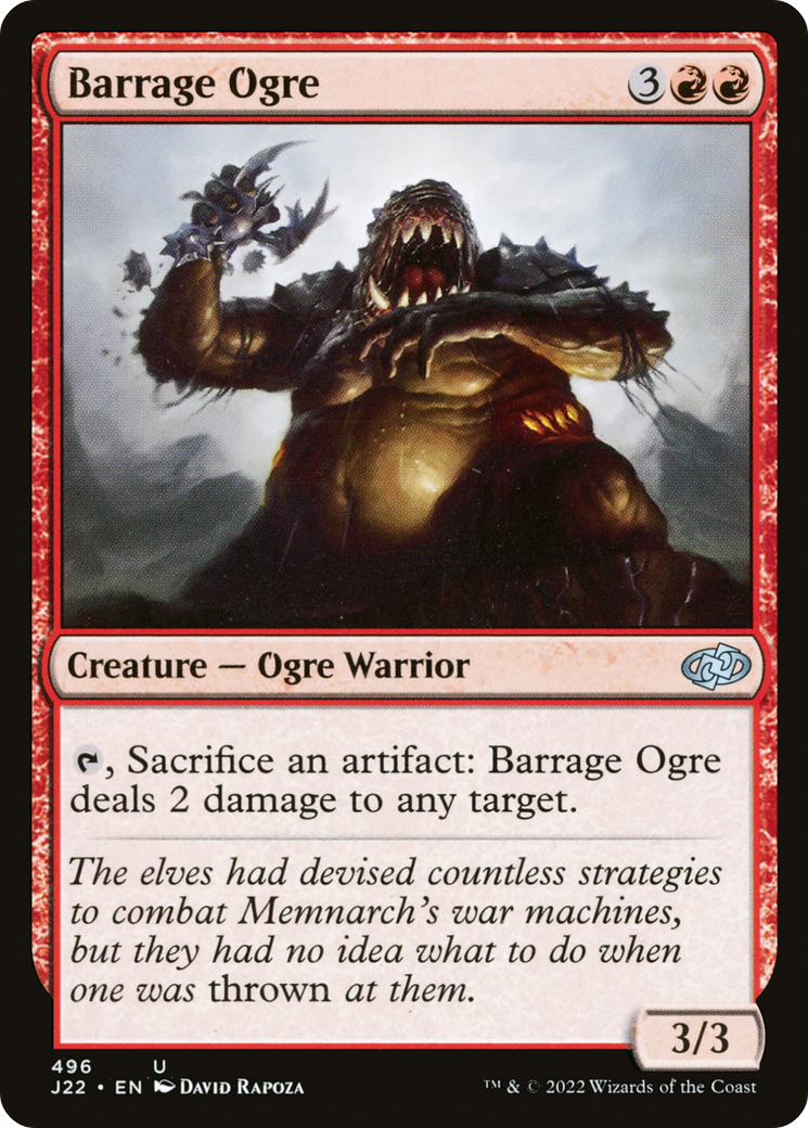 Barrage Ogre [Jumpstart 2022] | Red Riot Games CA
