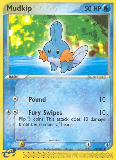 Mudkip (60/109) [EX: Ruby & Sapphire] | Red Riot Games CA