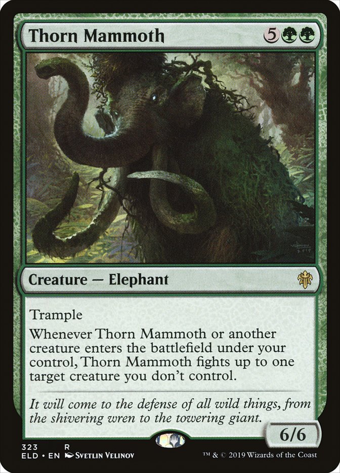 Thorn Mammoth [Throne of Eldraine] | Red Riot Games CA