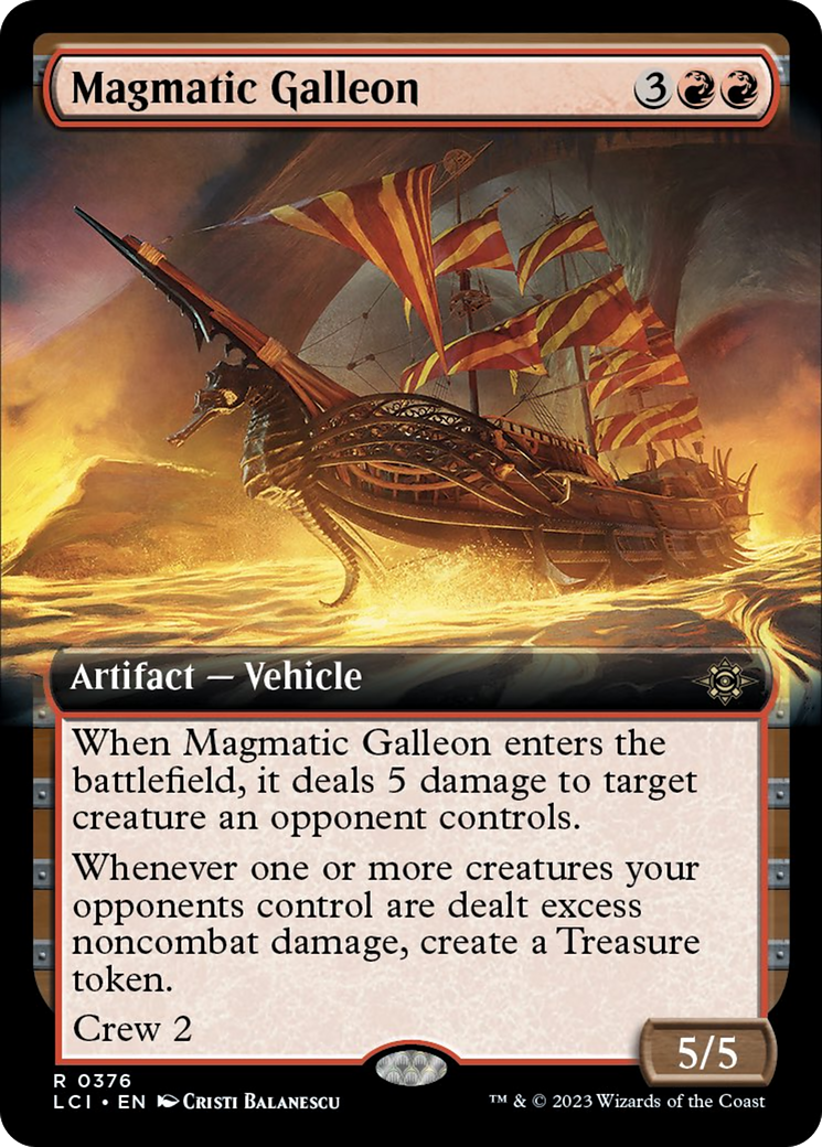 Magmatic Galleon (Extended Art) [The Lost Caverns of Ixalan] | Red Riot Games CA