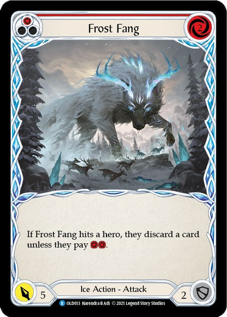 Frost Fang (Red) [OLD013] (Tales of Aria Oldhim Blitz Deck)  1st Edition Normal | Red Riot Games CA