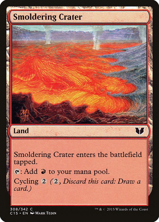 Smoldering Crater [Commander 2015] | Red Riot Games CA