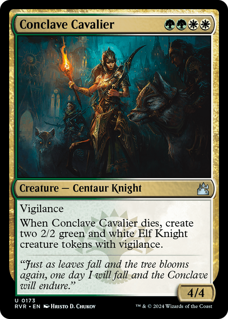 Conclave Cavalier [Ravnica Remastered] | Red Riot Games CA