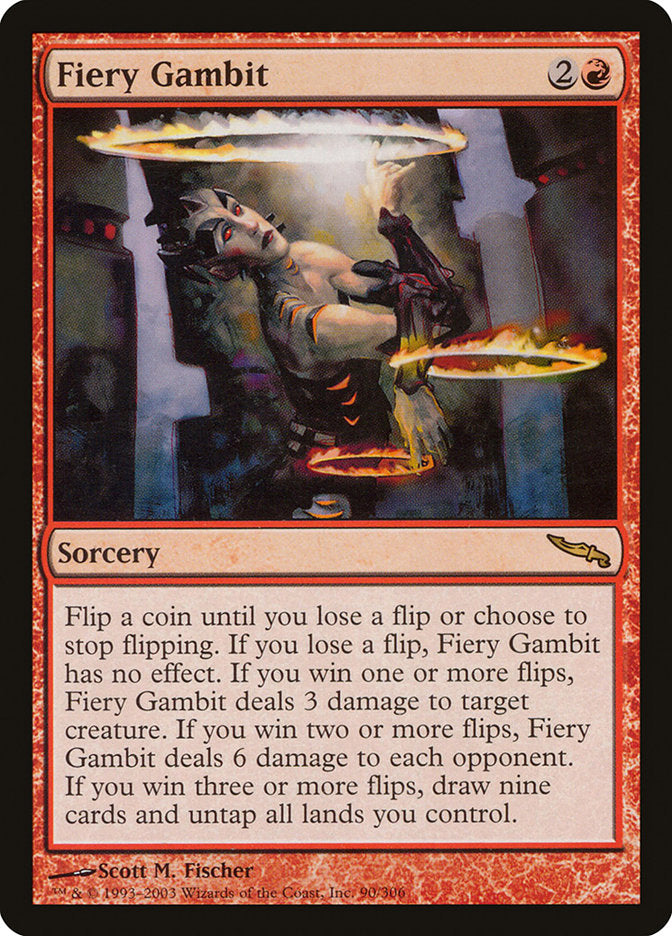 Fiery Gambit [Mirrodin] | Red Riot Games CA