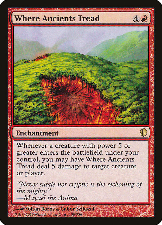 Where Ancients Tread [Commander 2013]