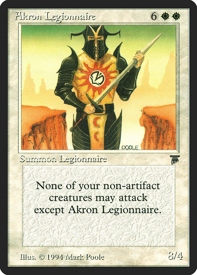 Akron Legionnaire [Legends] | Red Riot Games CA