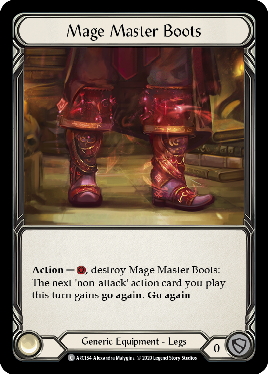 Mage Master Boots [U-ARC154] (Arcane Rising Unlimited)  Unlimited Normal | Red Riot Games CA