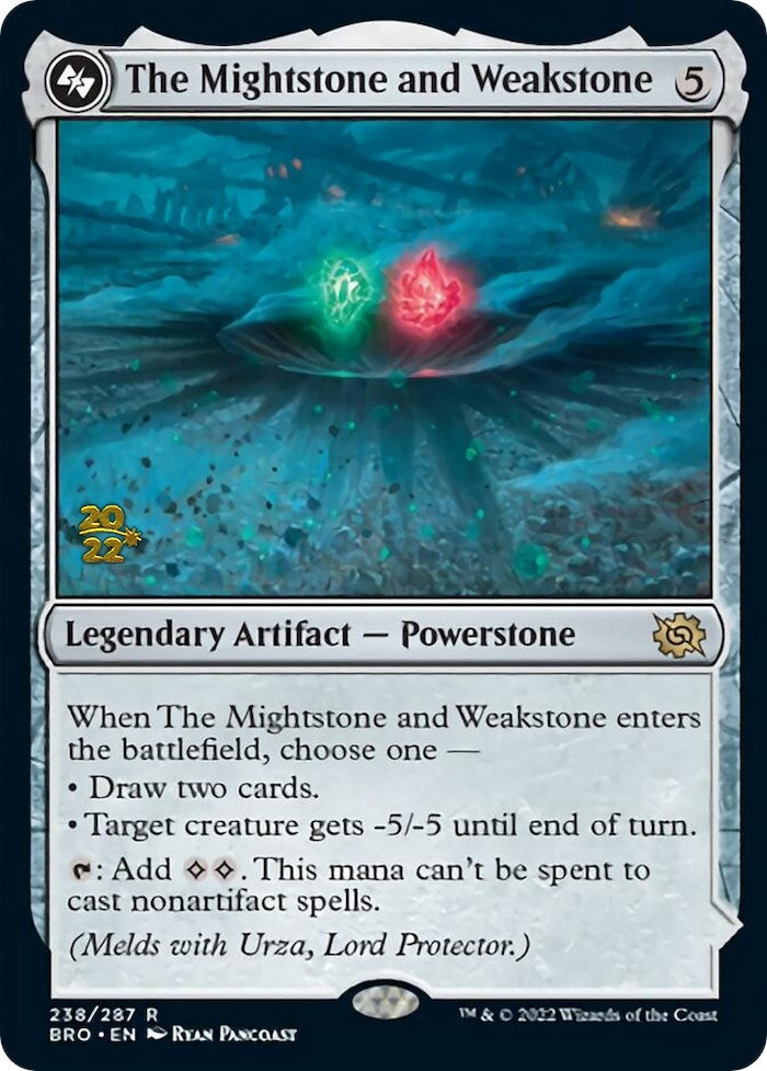 The Mightstone and Weakstone [The Brothers' War Prerelease Promos] | Red Riot Games CA